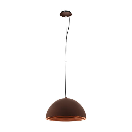Panderas Pendelleuchte Ø400 60W schokobr./kupfer IP20