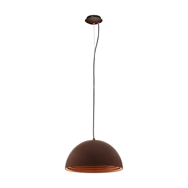 Panderas Pendelleuchte Ø400 60W schokobr./kupfer IP20