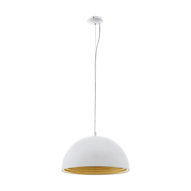 Panderas Pendelleuchte Ø500 60W weiß/gold IP20