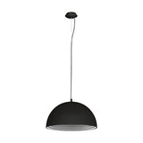 Panderas Pendelleuchte Ø500 60W schwarz/silber IP20