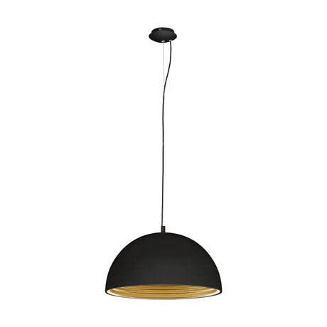 Panderas Pendelleuchte Ø500 60W schwarz/gold IP20