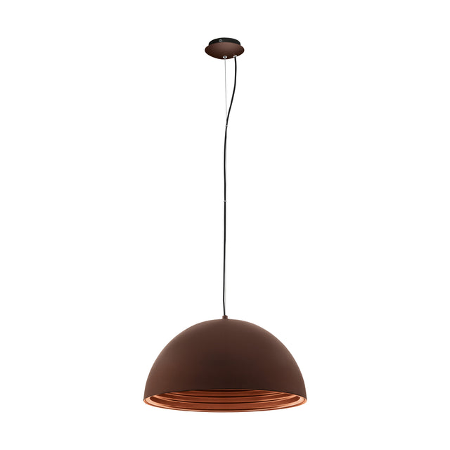 Panderas Pendelleuchte Ø500 60W schokobr./kupfer IP20