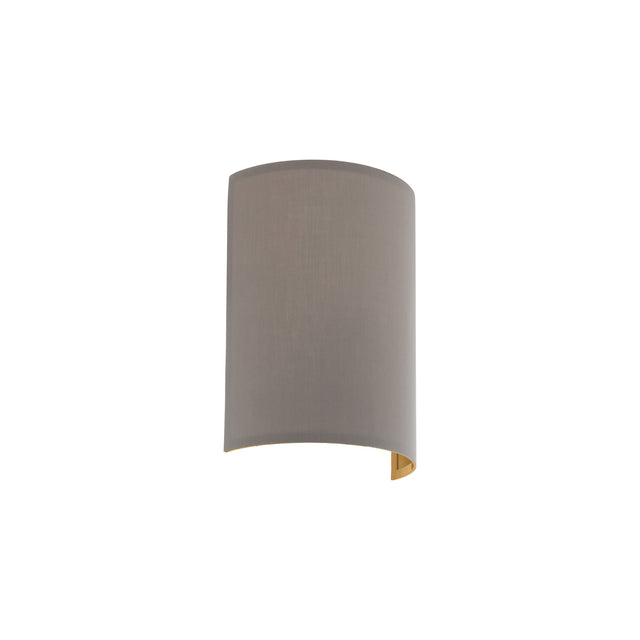 Schirm halbrund zu Wandleuchte "Pasteri Pro" taupe/gold