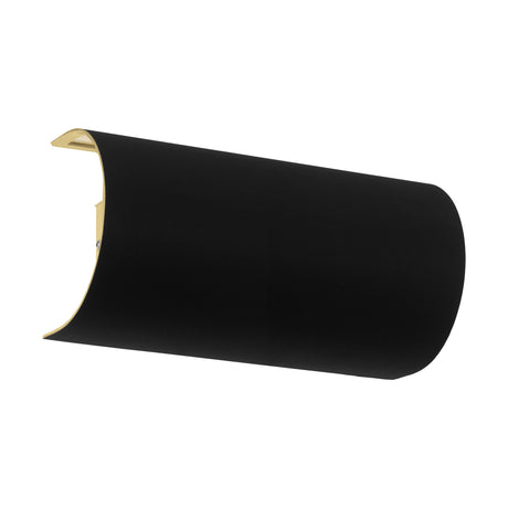 Schirm halbrund zu Wandleuchte "Pasteri Pro" schwarz gold