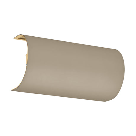 Schirm halbrund zu Wandleuchte "Pasteri Pro" taupe/gold