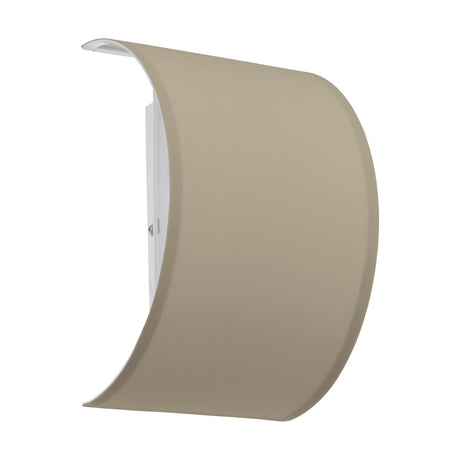 Schirm halbrund zu Wandleuchte "Pasteri Pro" taupe/gold