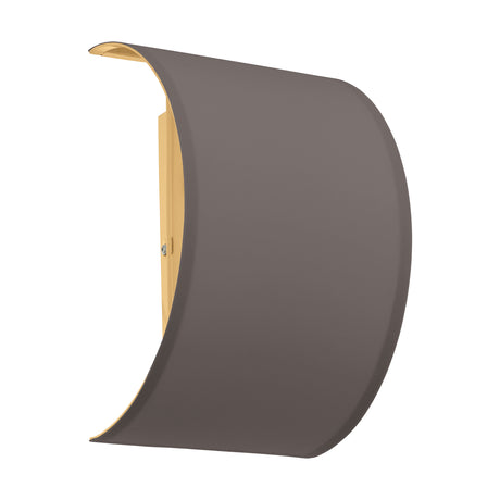 Schirm halbrund zu Wandleuchte "Pasteri Pro"cappuccino/gold
