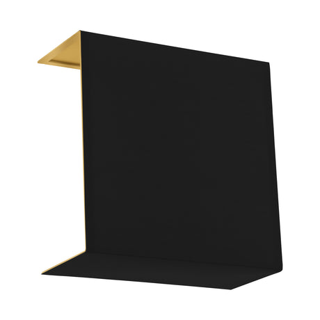 Schirm eckig zu Wandleuchte "Pasteri Pro" schwarz gold