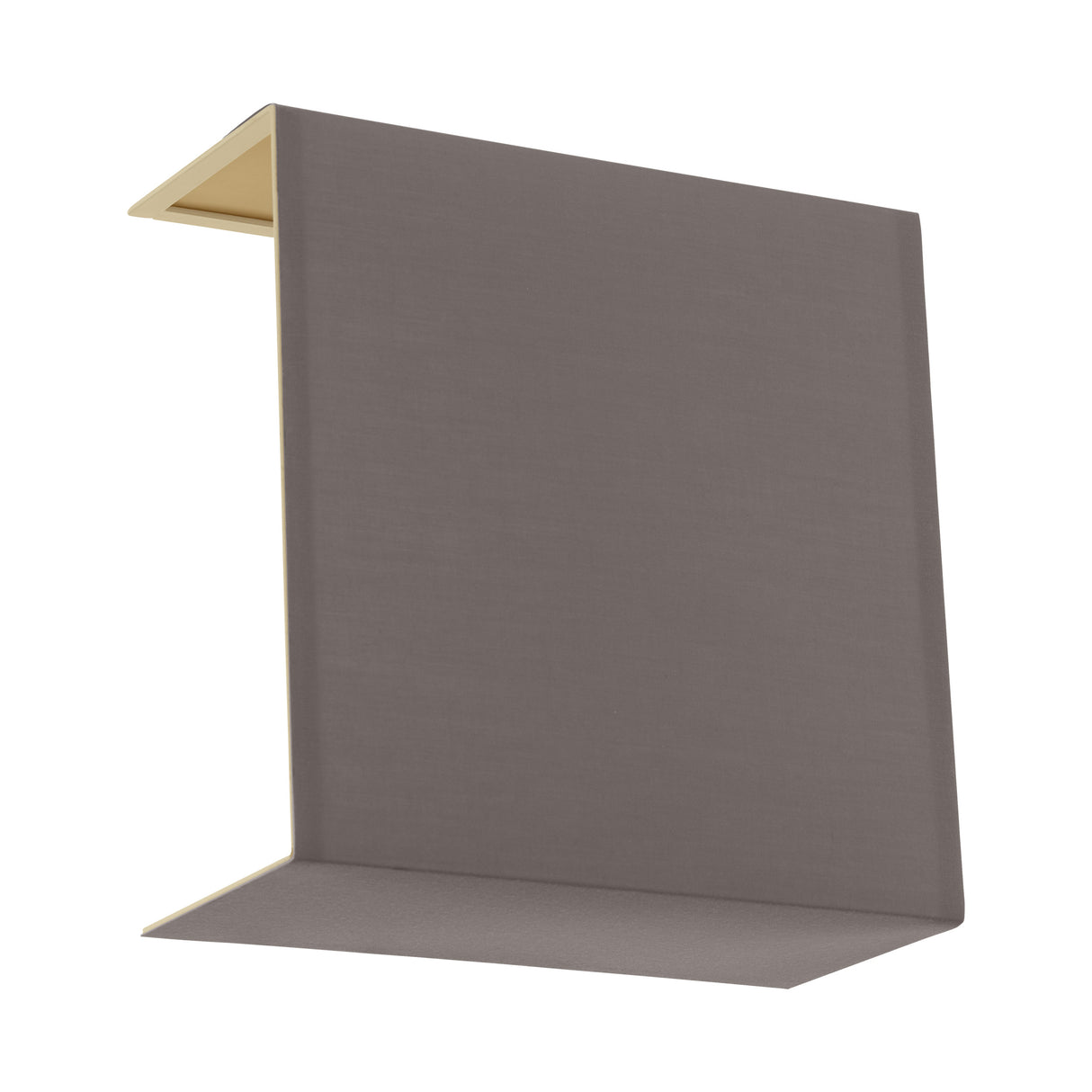 Schirm eckig zu Wandleuchte "Pasteri Pro" cappuccino/gold
