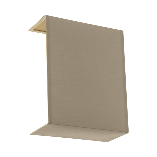 Schirm eckig zu Wandleuchte "Pasteri Pro" taupe/gold