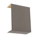 Schirm eckig zu Wandleuchte "Pasteri Pro" cappuccino/gold