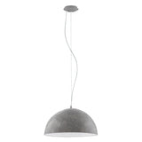 Hängeleuchte "Gaetano" 60W betongrau IP20