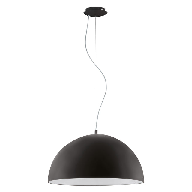 Hängeleuchte "Gaetano" 60W schwarz IP20