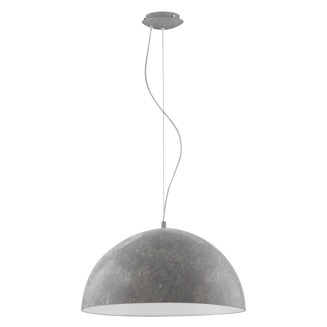 Hängeleuchte "Gaetano" 60W betongrau IP20