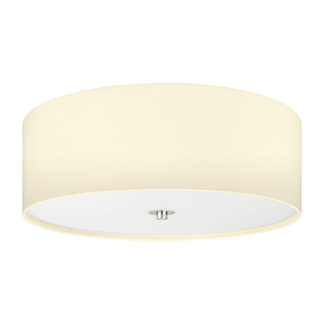 Schirm 'Pasteri Pro' 3x 60W inkl. Diffuser creme