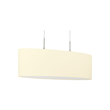 Hängeleuchte "Pasteri Pro" / Schirm 2x 60W creme