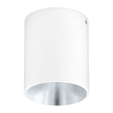 Deckenleuchte "Polasso" rund 35W weiß / silber IP20
