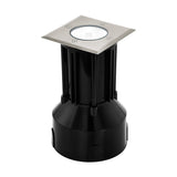 Riga 3 9W 3000K Edelstahl,  Aludruckguss IP65