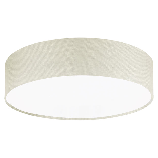 Deckenleuchte "Pasteri Pro" 1 x 60W leinen natur IP20