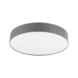 Deckenleuchte "Pasteri Pro" 3 x 60W leinen grau IP20