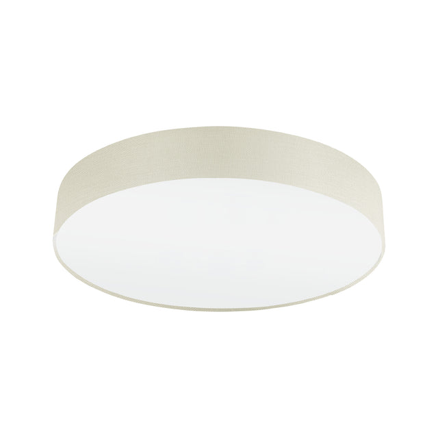 Deckenleuchte "Pasteri Pro" 3 x 60W leinen natur IP20