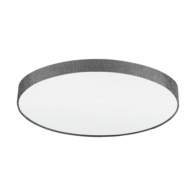 Deckenleuchte "Pasteri Pro" 7 x 60W leinen grau IP20