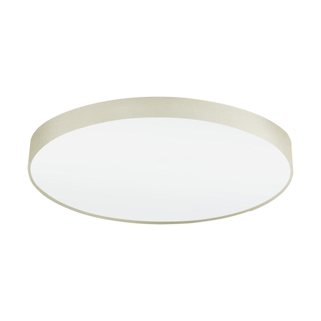 Deckenleuchte "Pasteri Pro" 7 x 60W leinen natur IP20