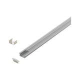LED-Stripe Profil Einbau mit klarer Abdeckung