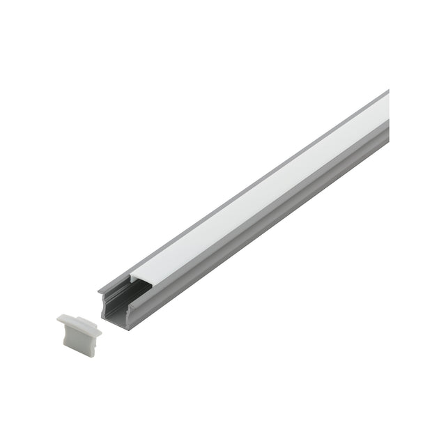 LED-Stripe Profil Einbau mit opaler Abdeckung