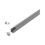 LED-Stripe Profil Einbau mit klarer Abdeckung