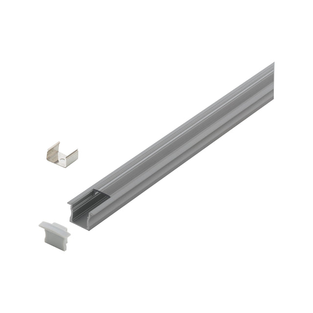LED-Stripe Profil Einbau mit klarer Abdeckung