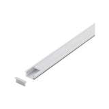 LED-Stripe Bodeneinbauprofil mit opaler Abdeckung