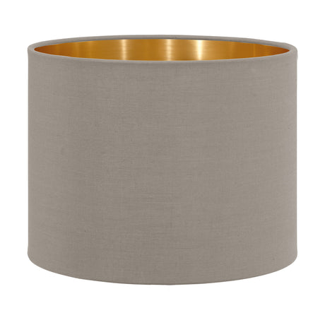 Schirm zu Hängeleuchte 'Pasteri Pro' / 'Marausa' taupe/gold