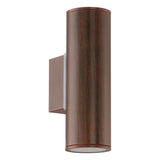 Wandleuchte "Riga" / direkt/indirekt 2x35W antikbraun IP44