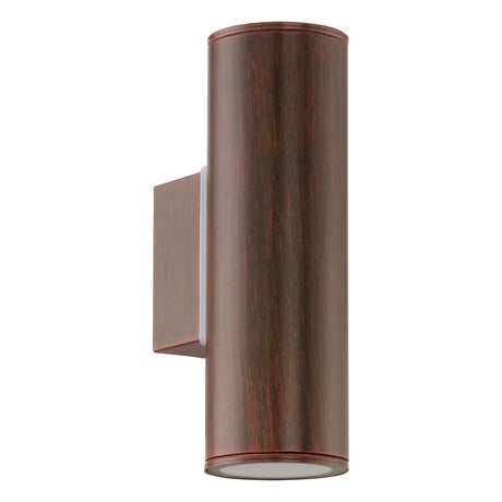 Wandleuchte "Riga" / direkt/indirekt 2x35W antikbraun IP44