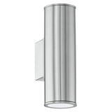 Wandleuchte "Riga" max. 2x35W edelstahl IP44