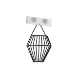 Wandaufbauleuchte 'Valseno Pro' 2 x 2,5W 3000K schwarz IP20