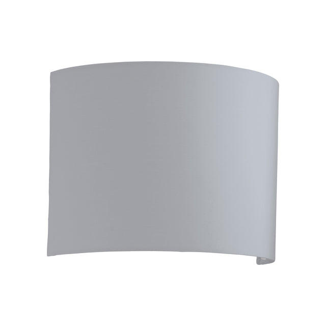 Wandleuchte "Valseno Pro" / Schirm grau/silber