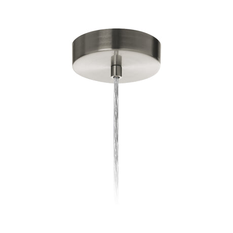 Baldachin 1-fach, Aufbau nickel matt