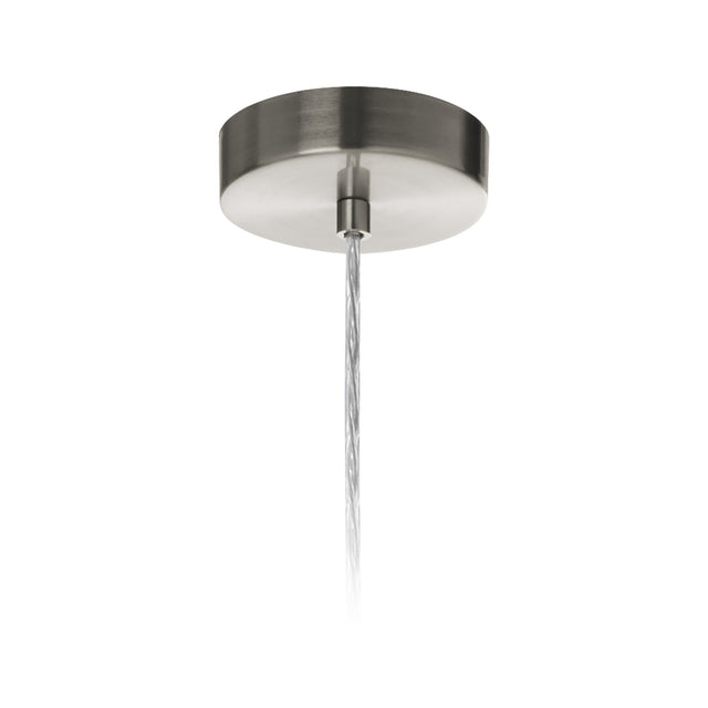 Baldachin 1-fach, Aufbau nickel matt