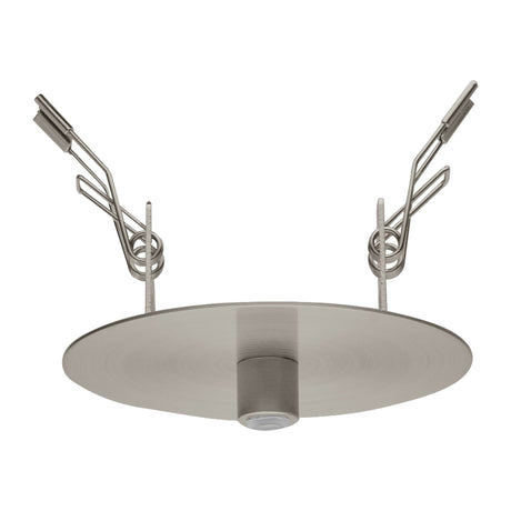 Baldachin 1-fach, Einbau nickel matt