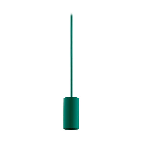 Tacito Fassung E27 mit Kabel opalgrün (RAL 6026)