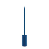 Tacito Fassung E27 mit Kabel enzianblau (RAL 5010)