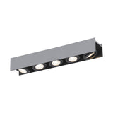 Vidago Pro / 5flg., DALI dimmbar 5x9W 3000K silber IP20