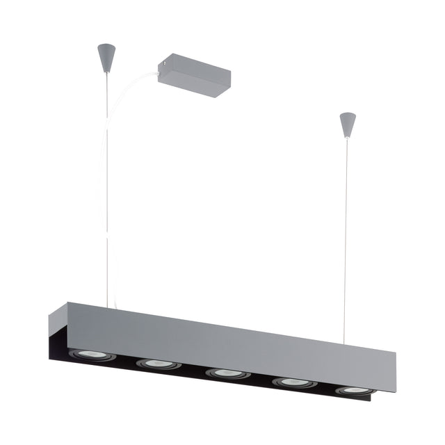 Vidago Pro DALI dimmbar 5x9W 3000K silber /schwarz IP20