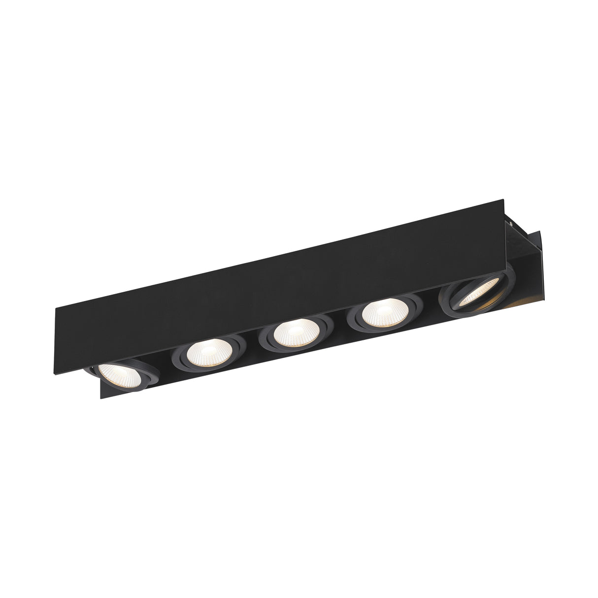 Vidago Pro / 5flg., DALI dimmbar 5x9W 4000K schwarz IP20