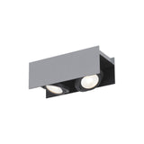 Vidago Pro / 2flg., DALI dimmbar 2x9W 4000K silber IP20
