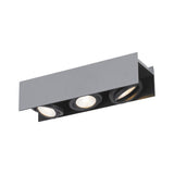 Vidago Pro / 3flg., DALI dimmbar 3x9W 4000K silber IP20