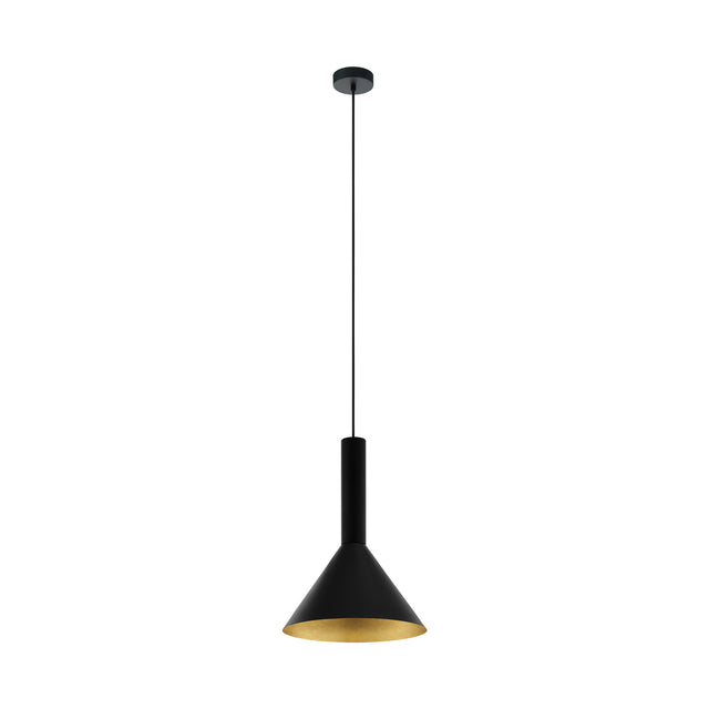 Canalello 40W außen schwarz, innen gold IP20