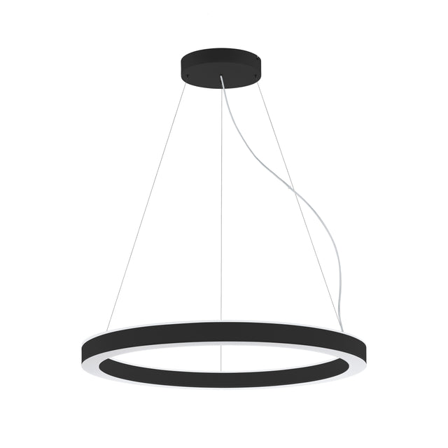 Pastrengo PL Ø 900 114W 8124lm 830 IP20 schwarz L-3000mm